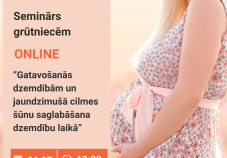Bezmaksas online seminārs 06.07. - Gatavo&scaron;anās dzemdībām un jaundzimu&scaron;ā cilmes &scaron;ūnu saglabā&scaron;ana dzemdību laikā