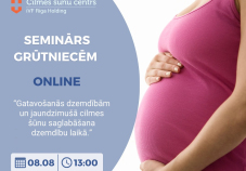Bezmaksas online seminārs 08.08. - Gatavo&scaron;anās dzemdībām un jaundzimu&scaron;ā cilmes &scaron;ūnu saglabā&scaron;ana dzemdību laikā