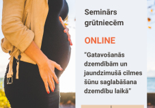 Bezmaksas online seminārs 10.10. - Gatavo&scaron;anās dzemdībām un jaundzimu&scaron;ā cilmes &scaron;ūnu saglabā&scaron;ana dzemdību laikā