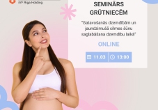 Bezmaksas online seminārs 11.03. - Gatavo&scaron;anās dzemdībām un jaundzimu&scaron;ā cilmes &scaron;ūnu saglabā&scaron;ana dzemdību laikā