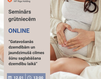 Bezmaksas online seminārs 12.01. - Gatavošanās dzemdībām un jaundzimušā cilmes šūnu saglabāšana dzemdību laikā