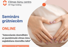 Bezmaksas online seminārs 15.09. - Gatavo&scaron;anās dzemdībām un jaundzimu&scaron;ā cilmes &scaron;ūnu saglabā&scaron;ana dzemdību laikā