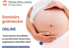 Bezmaksas online seminārs 26.02. - Gatavo&scaron;anās dzemdībām un jaundzimu&scaron;ā cilmes &scaron;ūnu saglabā&scaron;ana dzemdību laikā