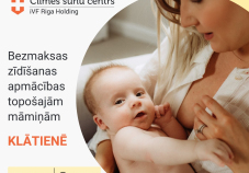Bezmaksas zīdī&scaron;anas apmācības topo&scaron;ajām māmiņām KLĀTIENĒ