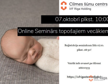 Bezmaksas Online-seminārs par cilmes šūnām