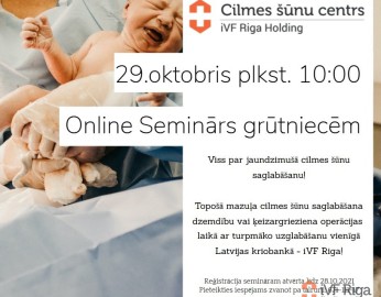 Bezmaksas Online-seminārs par cilmes šūnām