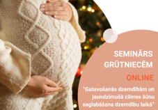 Bezmaksas online seminārs 08.12. - Gatavošanās dzemdībām un jaundzimušā cilmes šūnu saglabāšana dzemdību laikā