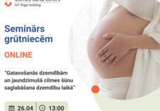 Bezmaksas online seminārs 26.04. - Gatavošanās dzemdībām un jaundzimušā cilmes šūnu saglabāšana dzemdību laikā