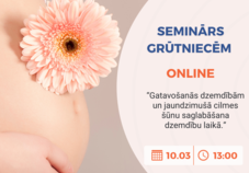 Bezmaksas online seminārs 10.03. - Gatavošanās dzemdībām un jaundzimušā cilmes šūnu saglabāšana dzemdību laikā