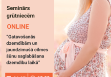 Bezmaksas online seminārs 06.07. - Gatavošanās dzemdībām un jaundzimušā cilmes šūnu saglabāšana dzemdību laikā