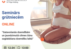 Bezmaksas online seminārs 12.04. - Gatavošanās dzemdībām un jaundzimušā cilmes šūnu saglabāšana dzemdību laikā