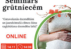 Bezmaksas online seminārs 14.11. - Gatavošanās dzemdībām un jaundzimušā cilmes šūnu saglabāšana dzemdību laikā