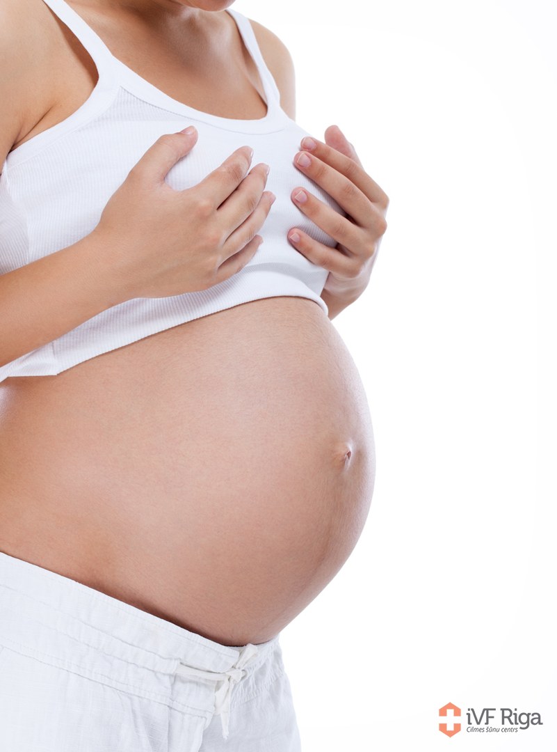 Изменения в груди во время беременности и кормления